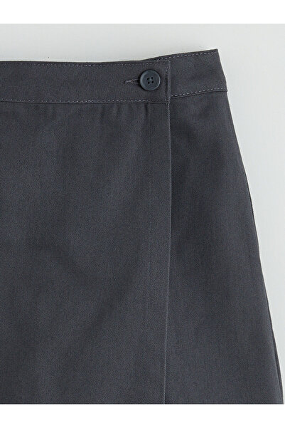 LC Waikiki Basic Gabardin Kız Çocuk Şort Etek