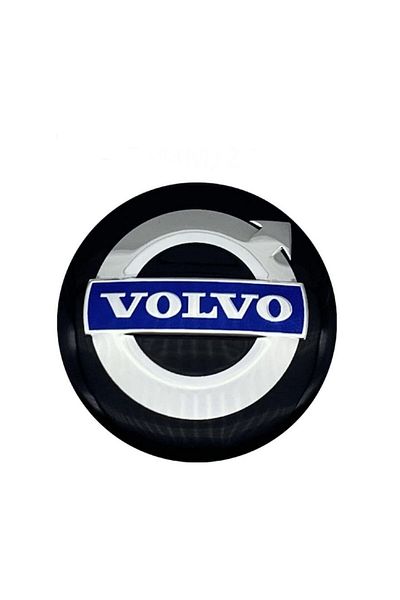 Volvo Set 4 capace negre compatibile cu jantele din aliaj