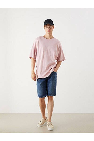 LC Waikiki Nevavm Standard Fit Men's Jean Shorts with a Difference