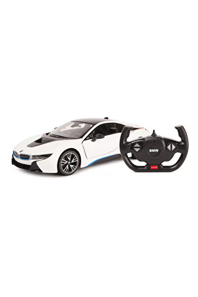 Rastar REMOTE CONTROL CAR BMW I8 WHITE 1 TO 14 SCALE