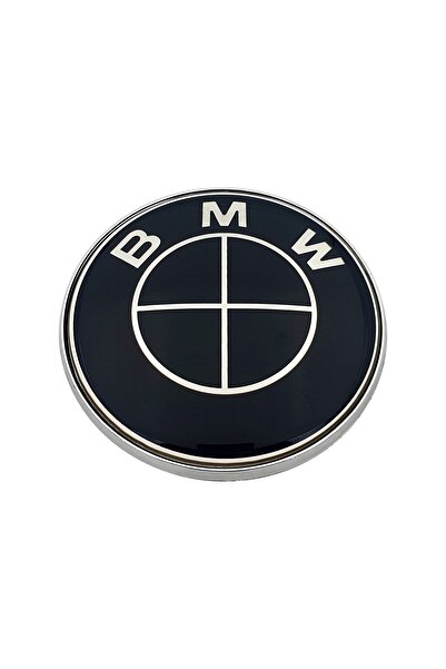 Silverline Insignă BMW pentru portbagaj, 74 mm, negru complet