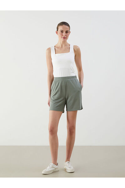 LC Waikiki Pantaloni scurți de damă cu talie elastică