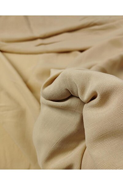 Kumaş Parça Viscoză de in în bej (lățime 150 cm x lungime 260 cm)