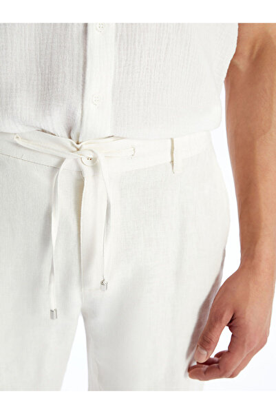 LC Waikiki Hilfa New Season Standard Fit Linen Blend Men's Shorts