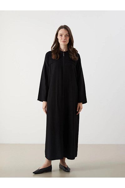 LC Waikiki Дамска абая с кръгло деколте LCW Grace (W5)