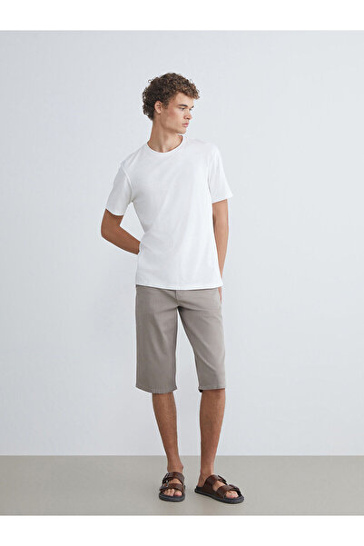 LC Waikiki Nevavm Standard Fit Men's Jean Shorts with a Difference