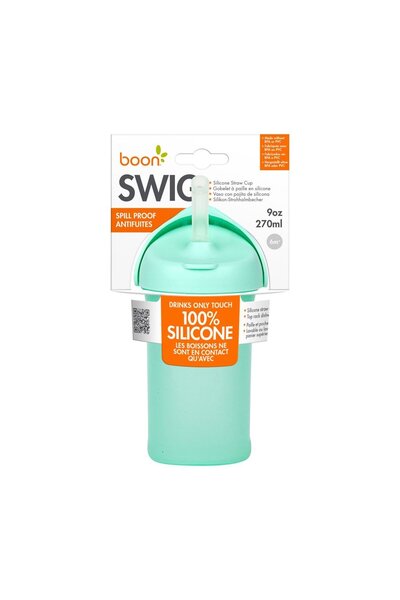 ADORE OYUNCAK TBN11440 BOON - زجاجة مياه من السيليكون مزودة بقش