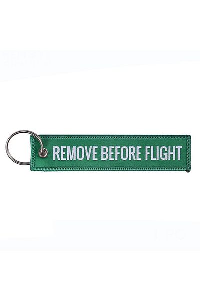 MAF Breloc auto moto, Remove Before Flight, Verde