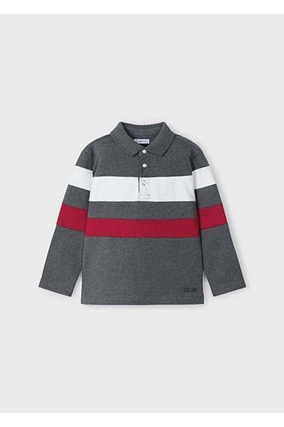 MAYORAL Boy's Polo Neck Long Sleeve T-Shirt 04103