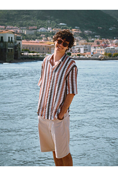 LC Waikiki Ozmarka New Season Comfortable Fit Gabardine Men's Shorts