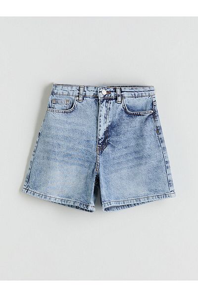 LC Waikiki Γυναικείο τζιν σορτς Loose Fit