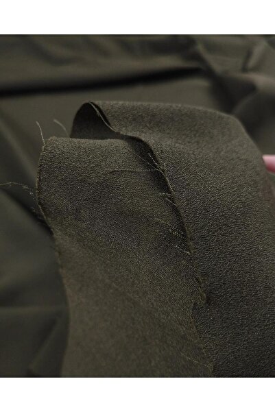 Kumaş Parça Креп-шифон кольору хакі (ширина 150 см x довжина 240 см)