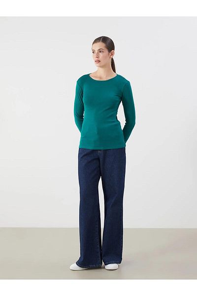 LC Waikiki Γυναικείο μπλουζάκι LCWAIKIKI Classic Crew Neck (W5)