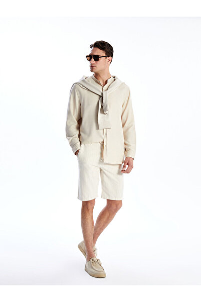 LC Waikiki Peak New Season Standard Fit Striped Men's Shorts