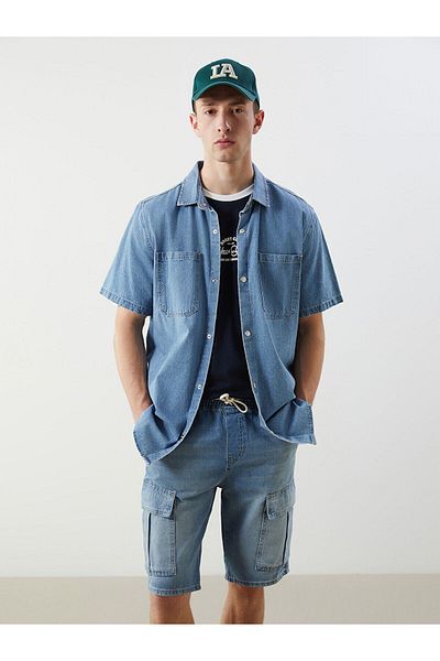 LC Waikiki Ανδρικό τζιν σορτς Standard Fit
