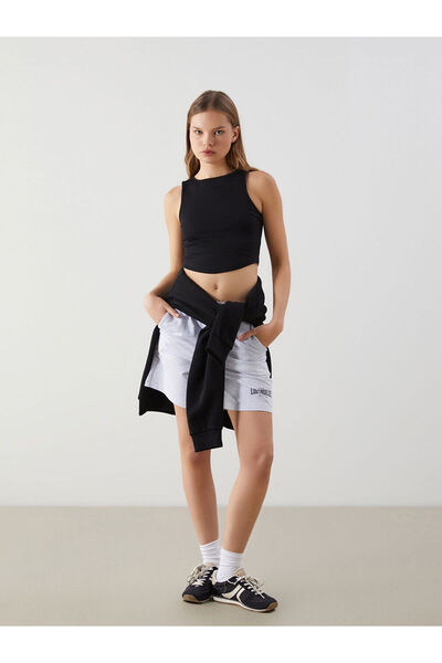 LC Waikiki Shorts & Bermudas - Gray - Elastic