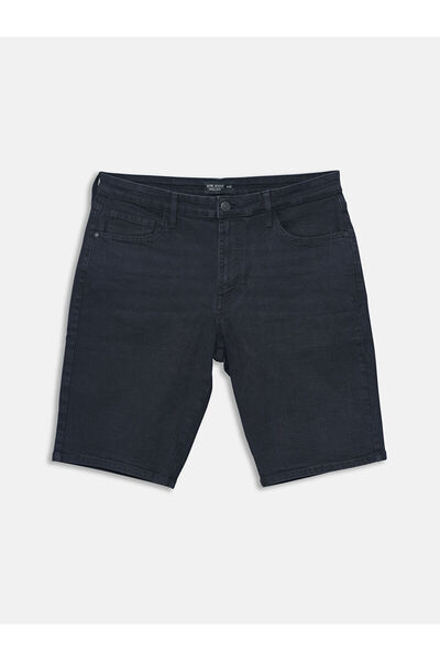 LC Waikiki Мъжки дънкови шорти LCW Jeans, черни, стандартна кройка