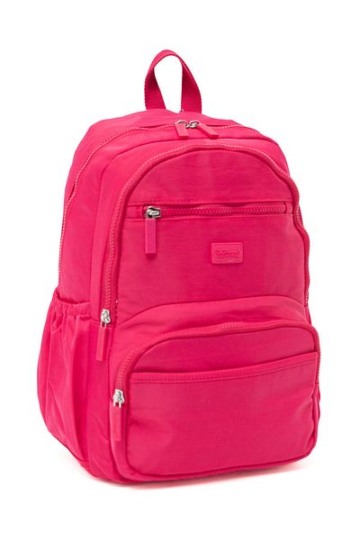 NEMO BAGS Fuchsia Medium Backpack, Imported, Young Laptop Compartment, Water Resistant Fabric, 40X30X15Cm