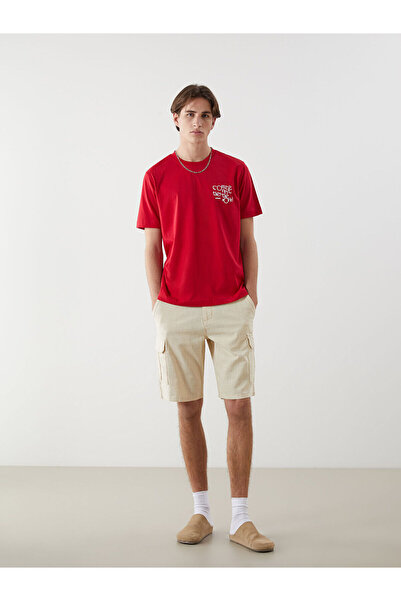 LC Waikiki Pantaloni scurti cargo confortabili Mold pentru bărbați