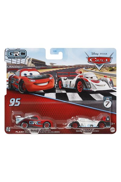 CARS CARS3 SET OF 2 METAL CARS LIGHTNING MCQUEEN AND SHU TODOROKI