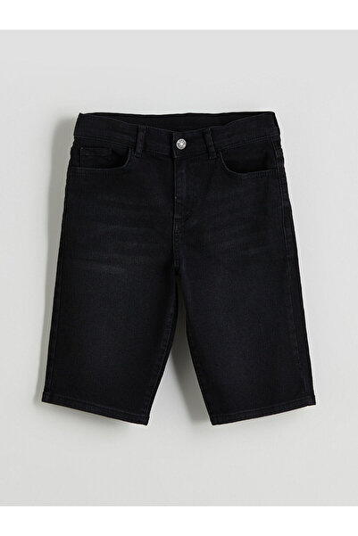 LC Waikiki Sort de jeans pentru băieți cu talie elastică reglabilă de sezon n...