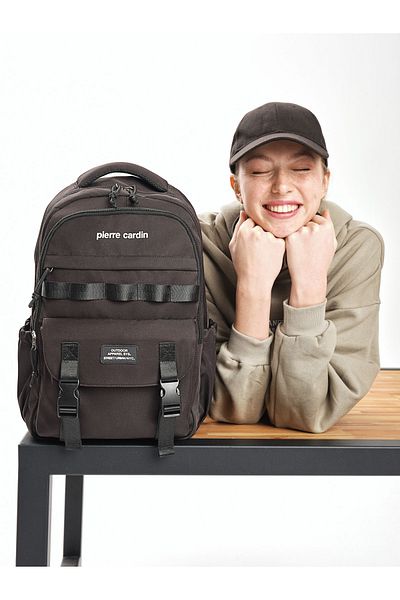 Pierre Cardin Black Children's School Backpack 07Pck2318