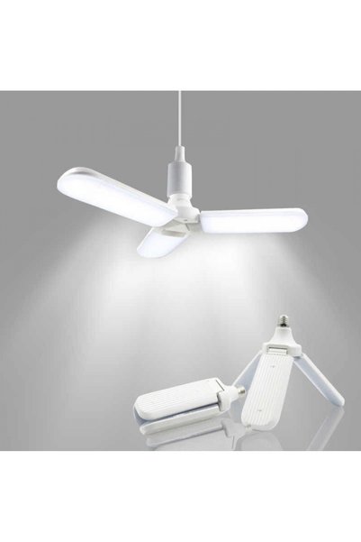 SimaAvize Sima Avize 3 Kanatlı Pervane Led Ampul 45 Watt Beyaz Işık Aydınlatm...