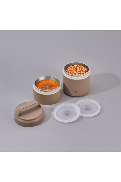Aryıldız Bento Lunch Box Layered Khaki 1200ml