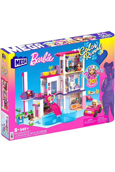 mattel BARBIE MEGA BLOKS ΣΕΤ ΠΑΙΧΝΙΔΙΟΥ ΟΙΚΟΣ ΟΝΕΙΡΩΝ BARBIE COLOR REVEAL