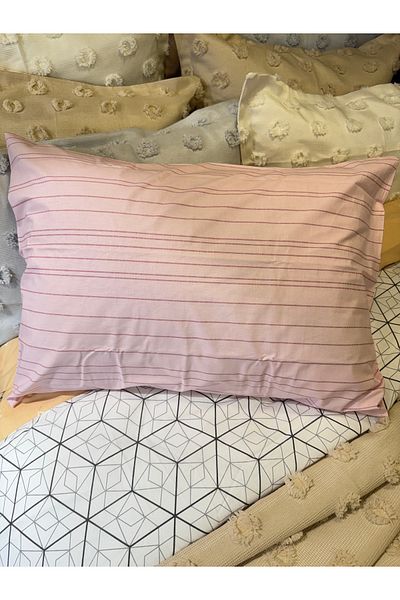 ŞENER HOME 100% Cotton Ranforce 2-Piece Hobby Pillow Case 50X70 cm