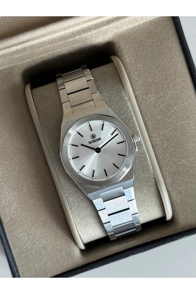 Homies Guaranteed Premium Women's Wristwatch Silver (White Dial Black Index) Rshms-251