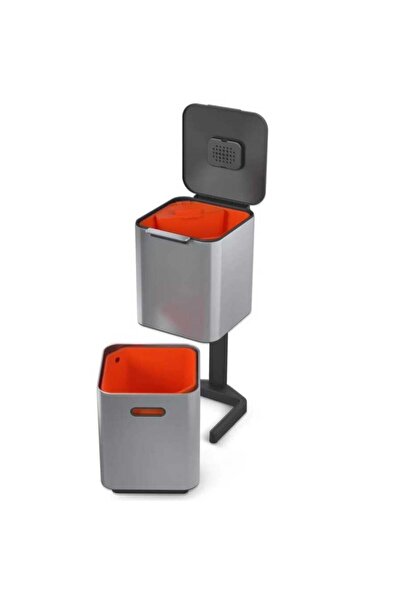 Genel Markalar JJ Totem Çöp Kovası 40 Litre Paslanmaz Çelik