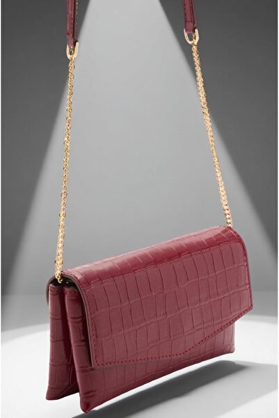 craftkozmetik Crocodile Leather Patterned Cover Bag