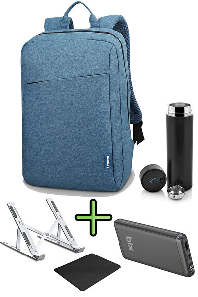 LENOVO Backpack 15.6 Inch B210 Laptop Bag, Fast Powerbank, Thermos, Laptop St...