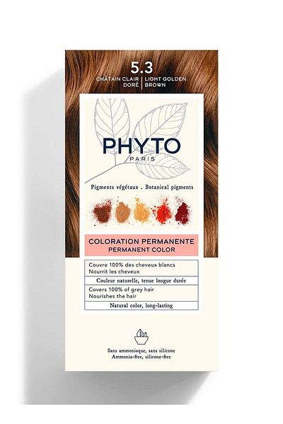 Phyto Paris Hair Color Light Golden Brown 5.3