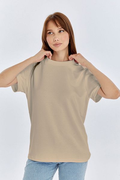 KRAVEN Women's Modal Fabric Regular Premium (Bol Kalip)Basic T-Shirt Vibrant Non-Fading Color Silky Touch T-Shirt