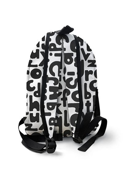 Kokopatik Rucsac cu model alfabet