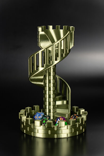 3D Merdiven FRP Zar Kulesi