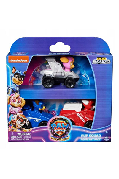 Spin Masters ΣΕΤ ΔΩΡΟΥ PAW PATROL PUP SQUAD 3 ΑΥΤΟΚΙΝΗΤΑ