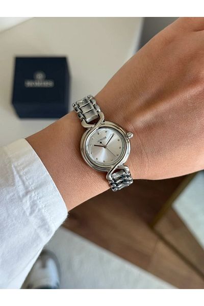 Homies Guaranteed Premium Women Wrist Watch Silver (White Dial) Rshms-230