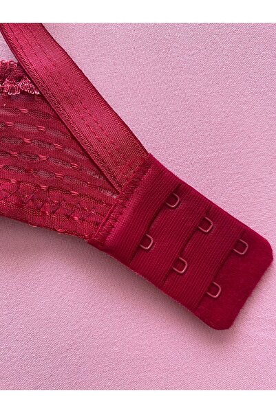 Ebru Silicone Jacquard Micro Underwire (Wireless) Gathering Bra Ebr1055