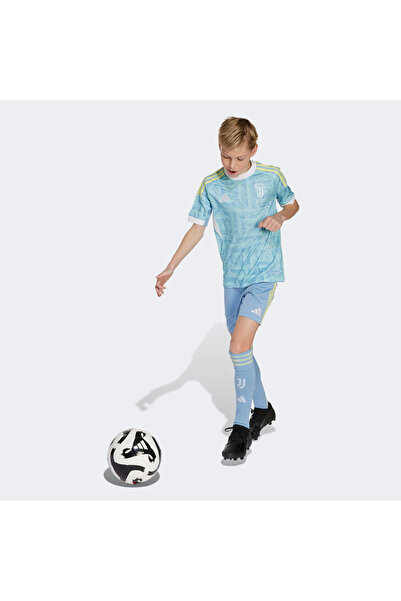 adidas Juventus 25-26 Deplasman Çocuk Mavi Futbol Forması