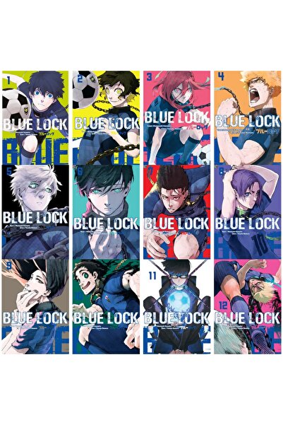 Komik Şeyler Blue Lock 1-12 Arası (12 Cilt) Manga Seti