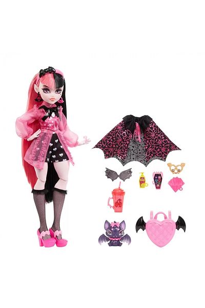 MONSTER HIGH ΚΟΥΚΛΑ ΔΡΑΚΟΥΛΑΥΡΑ ΜΕ ΖΩΟ ΚΑΙ ΑΞΕΣΟΥΑΡ
