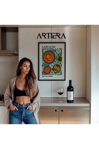 HİGUERA Masă de bucătărie modernă - Masă de bucătărie în stil italian mediteranean cu cadru din lemn, decorare pentru bar cafenea bucătărie