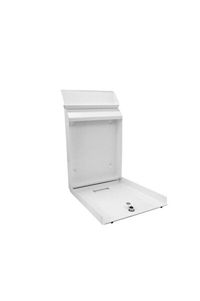 JollyMag Mailbox, white, C4 format, 25x6.5x35.5 cm, Damech