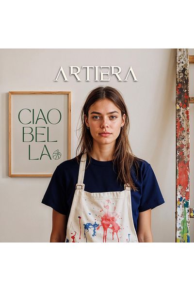 HİGUERA Tipografie Modernă Stil Italian Mediteranean Masa de Bucătărie Cu Cadru Din Lemn, Decorare Bucătărie Cafenea Bar