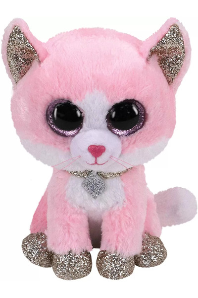 TY Λούτρινο Γατάκι 24εκ. Ροζ