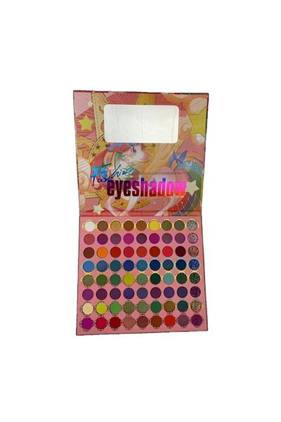 Kevin Trusă de machiaj Flo Make-UP, paletă de farduri de pleoape cu 72 de culori