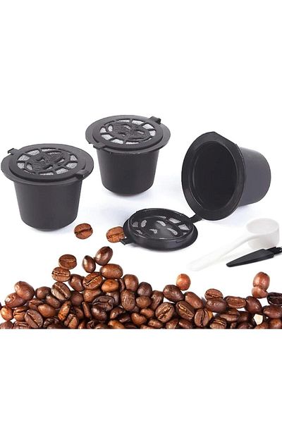 JollyMag Set 5 capsule reutilizabile pentru Aparatele de Cafea Nespresso (Espressoare Nespresso)